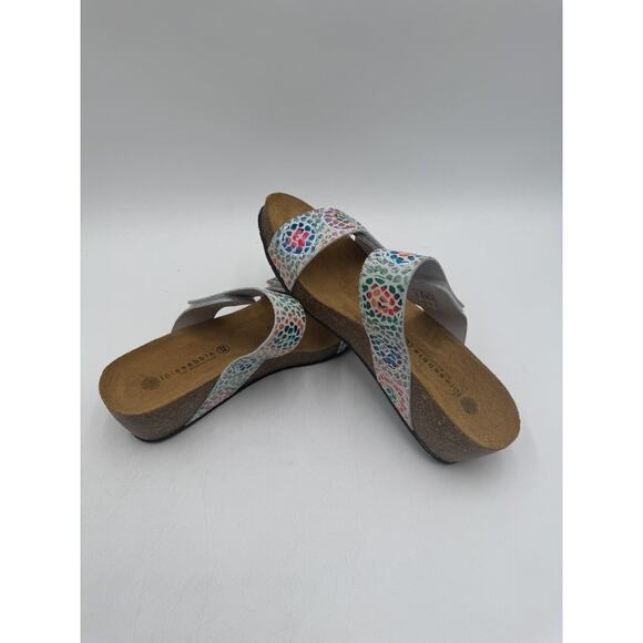 NEW Eric Michael LIAT Women's Dress Sandal White Mosaic EU Size 42 Medium NIB - Picture 8 of 11